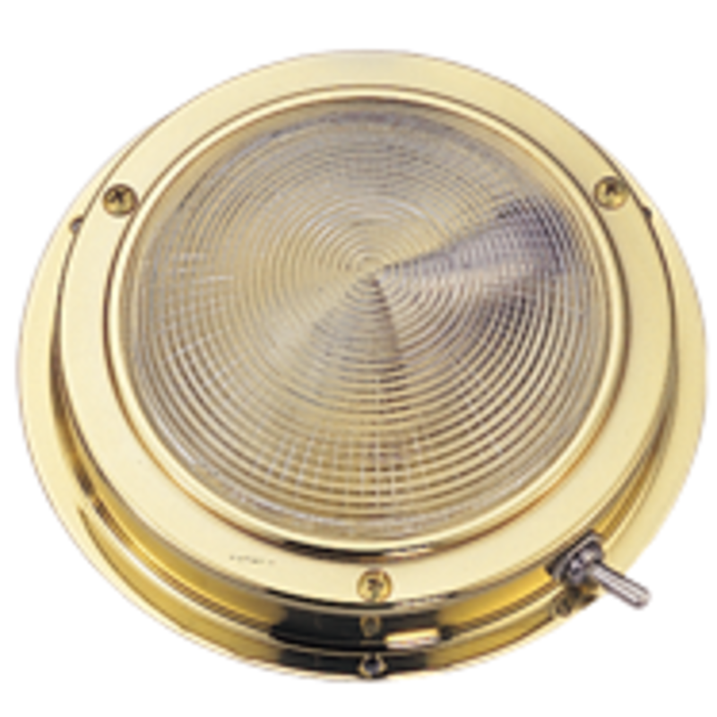 Messing Led-Deckenleuchte, Aufbau, 12v/1,7w, Led 20x5ø, H39mm, Cool White