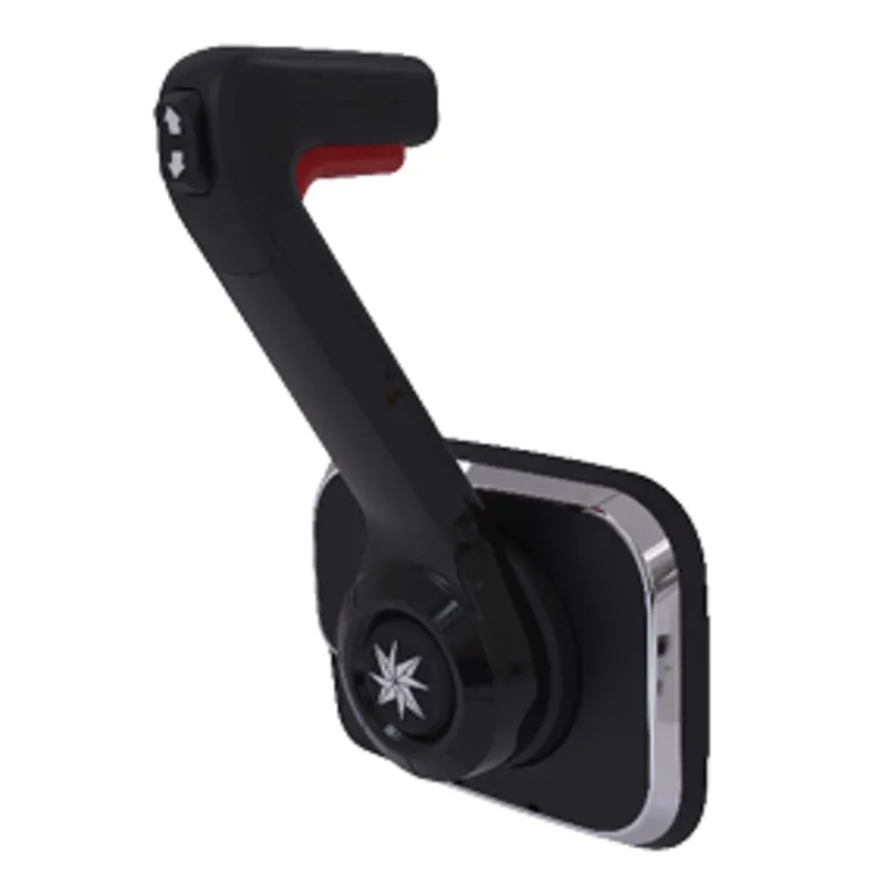 Seastar Xtreme Einhebel-Fernbedienung, Seitenmontage, mit Trimmschalter & Tilt, Schwarz