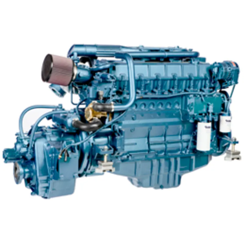 Solé Schiffsdiesel Sdz 280 Turbo & Intercooler, mit Technodrive Wendegetriebe Tm265a, R=2.30:1