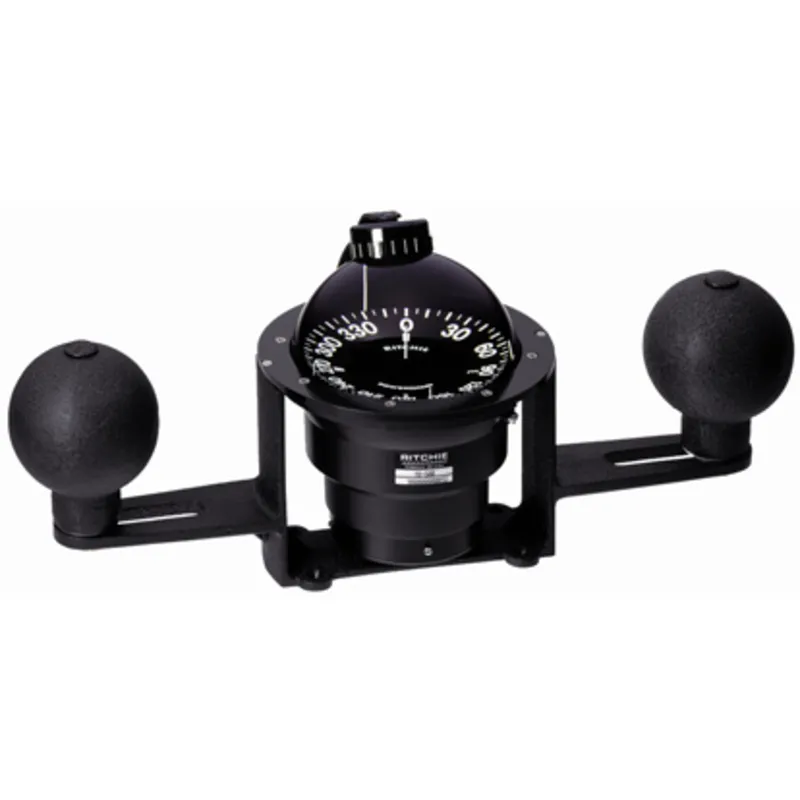 Ritchie Kompass Modell 'Globemaster Yb-500' 12/24/32v, Aufbau, Rose Ø127mm/2 Of 5°, Schwarz
