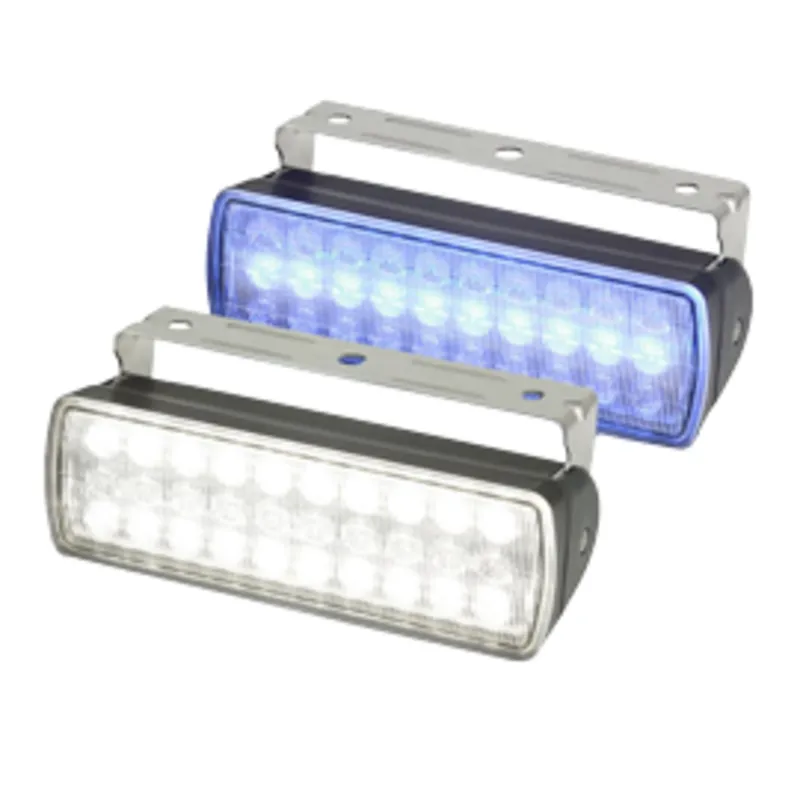 Hella Sea Hawk Xl Breitstrahlende Linse, Schwarzes Gehäuse, Ip67, 750 Lumen (Weiß 12w/Blau 4w)