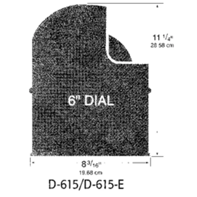 Ritchie Kompass 'Globemaster D-615-B', 12/24/32v, Aufbau, Ø152,4mm/2 Of 5°, Schwarz (Motor)