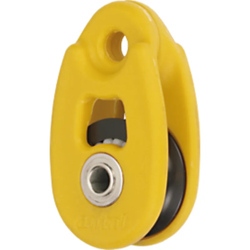 Antal Kunststoff Mini Snatch Block, Gelb
