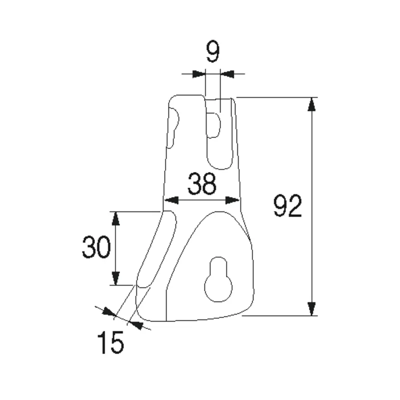 Ankerkettingverbinder wartelend Ø6-8 ketting