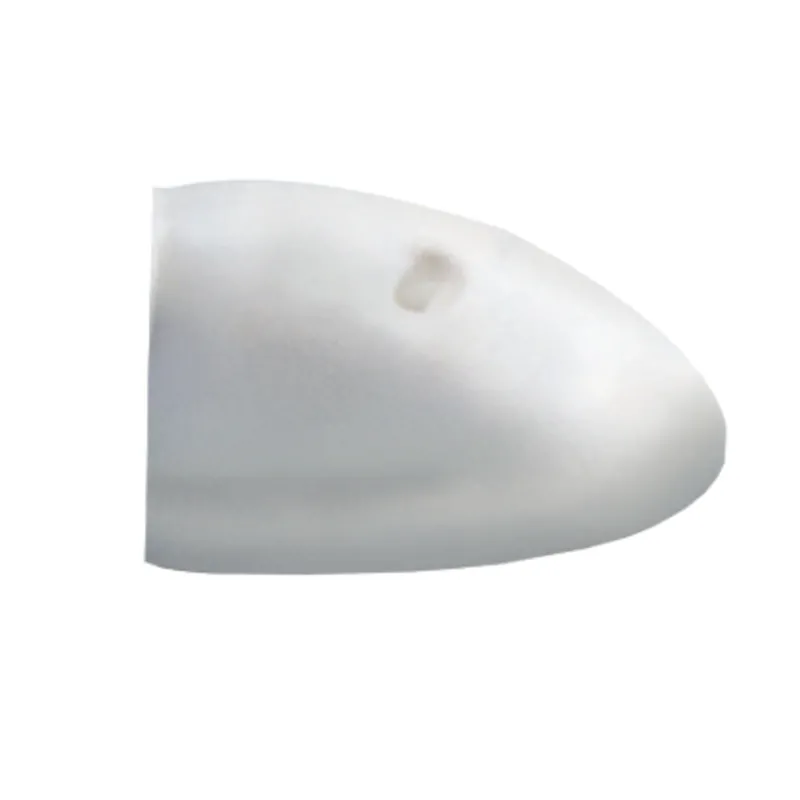 Plastic Endstück für Scheuerleiste 'Radial 40', Wit