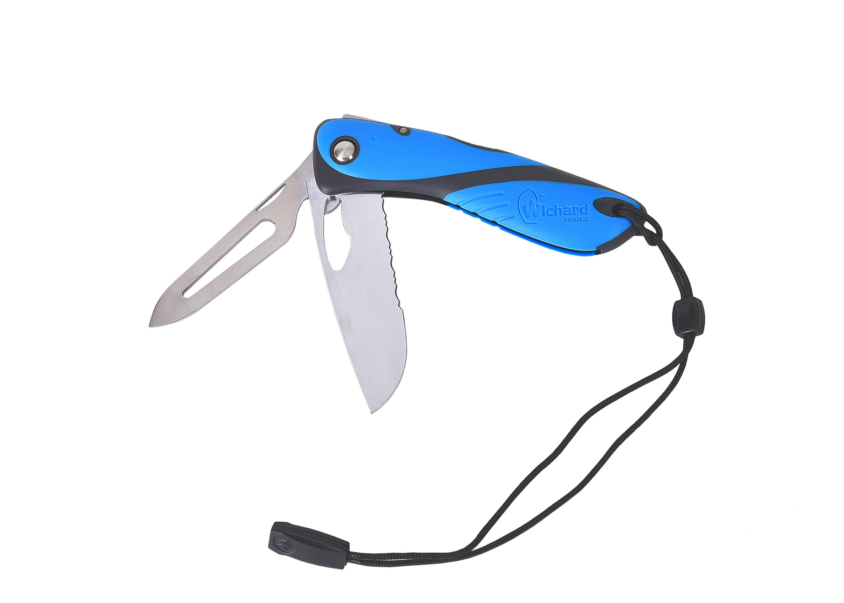 Plastimo Wichard OFFSHORE-Messer blau