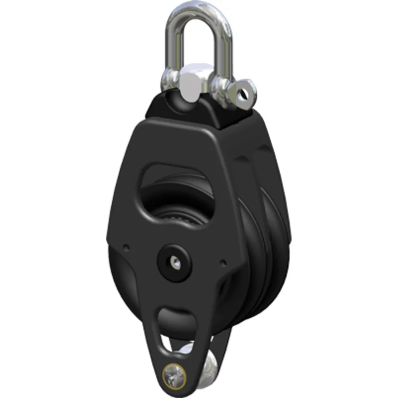 Antal Aluminium Blöcke Serie Opf-70, Kugelgelagert, Double Sheave Blöcke + Becket (Unterbügel)