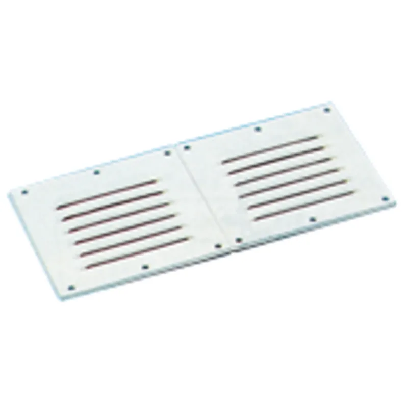 Kunststoff Lüftungsgitter, 255x115mm, Weiß