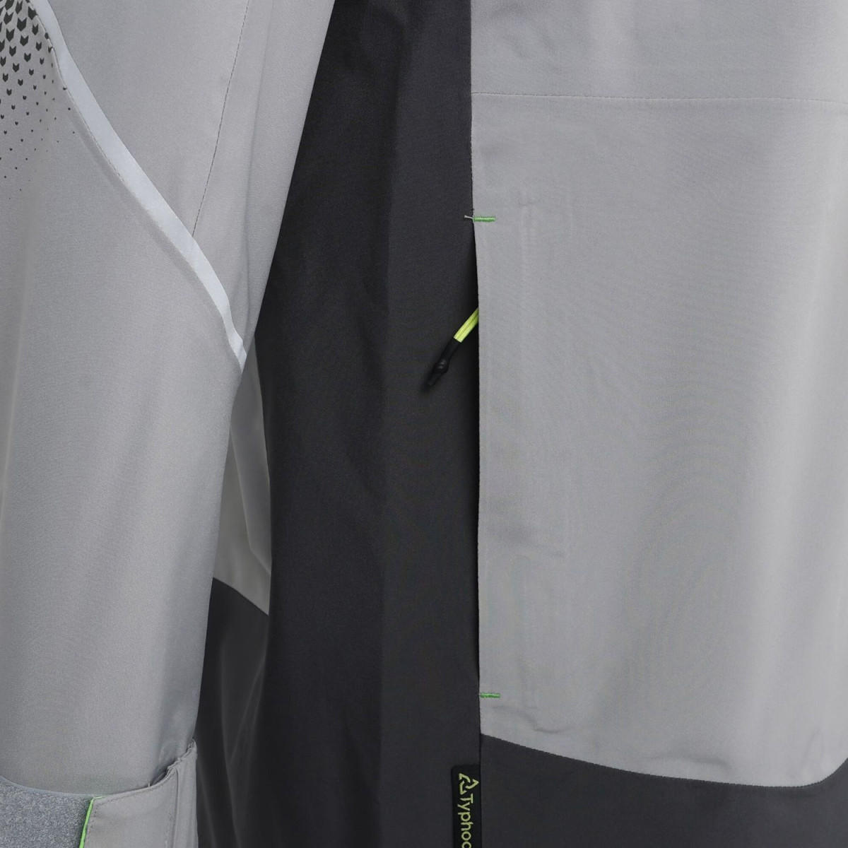 Typhoon Performance Coastal Jacke Grau/Grün Gr. XXL
