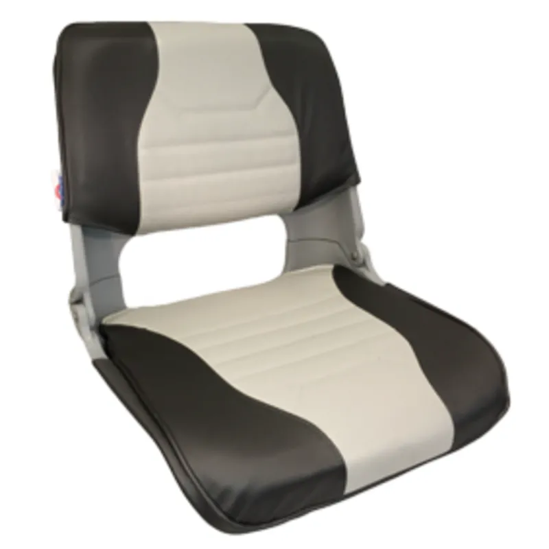 Klappstuhl Skipper, Grau mit Dazu Passendem Kissensatz, Grau/Anthrazit