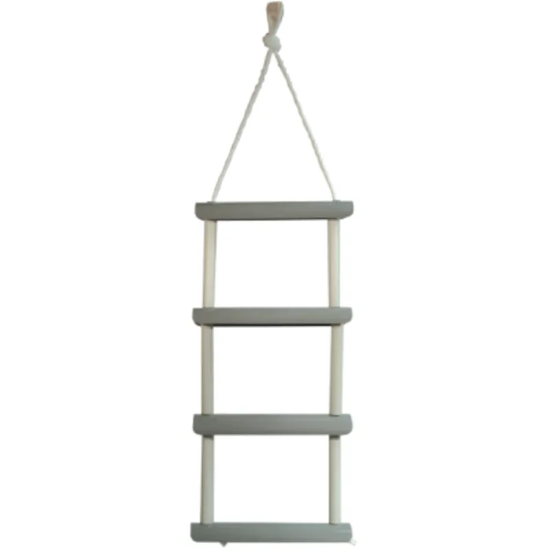Polypropylen Taustroppleiter, 3-Stufen (Lexan), L=870mm, B=300mm, Stufe Ø25mm, max. 120kg