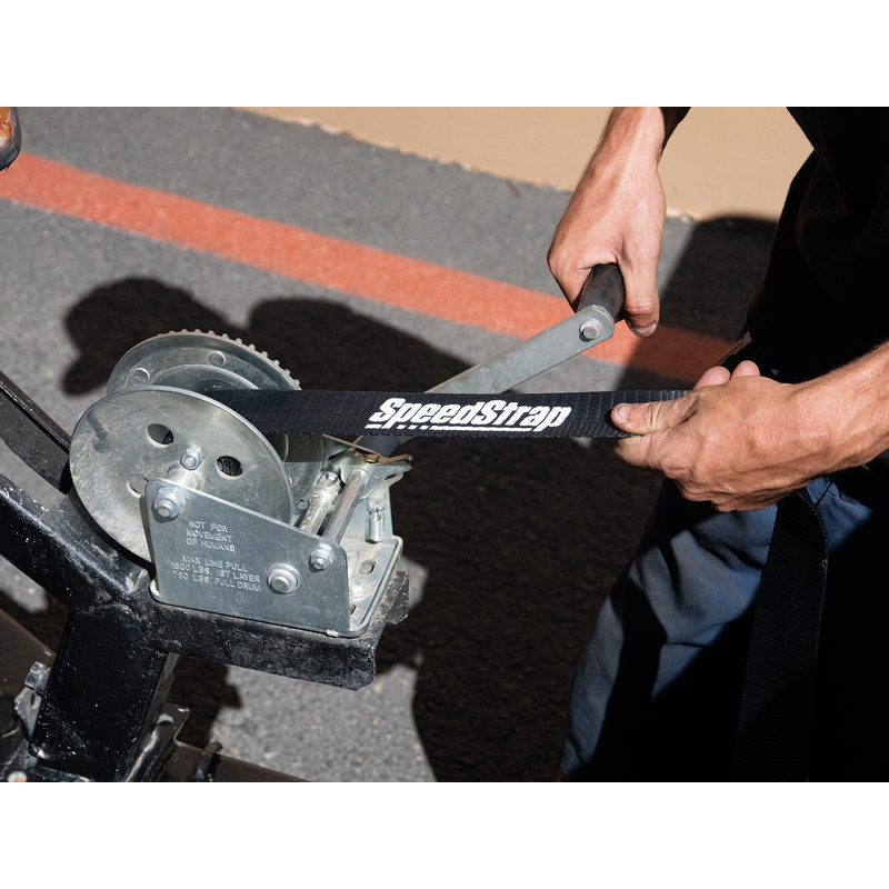 Speedstrap Windengurt, 6 Meter Anhängergurt mit Haken