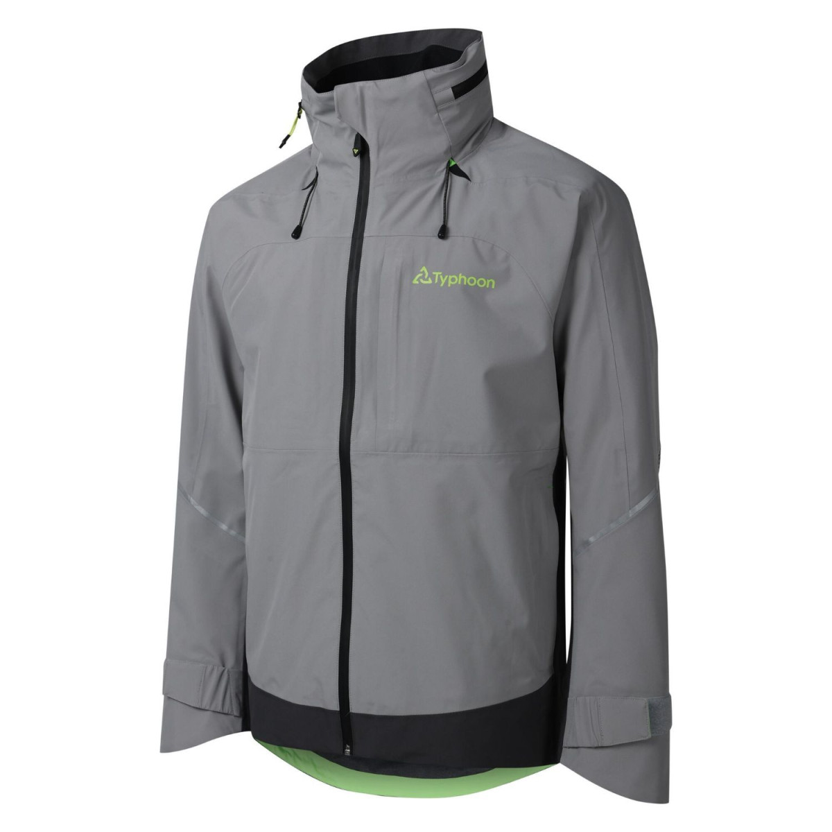 Typhoon Performance Coastal Jacke Grau/Grün Gr. XXL