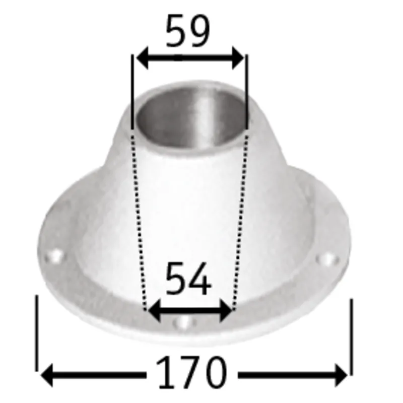 Aluminium Tischplattemontageplatte für Ausziehbares Tischbein