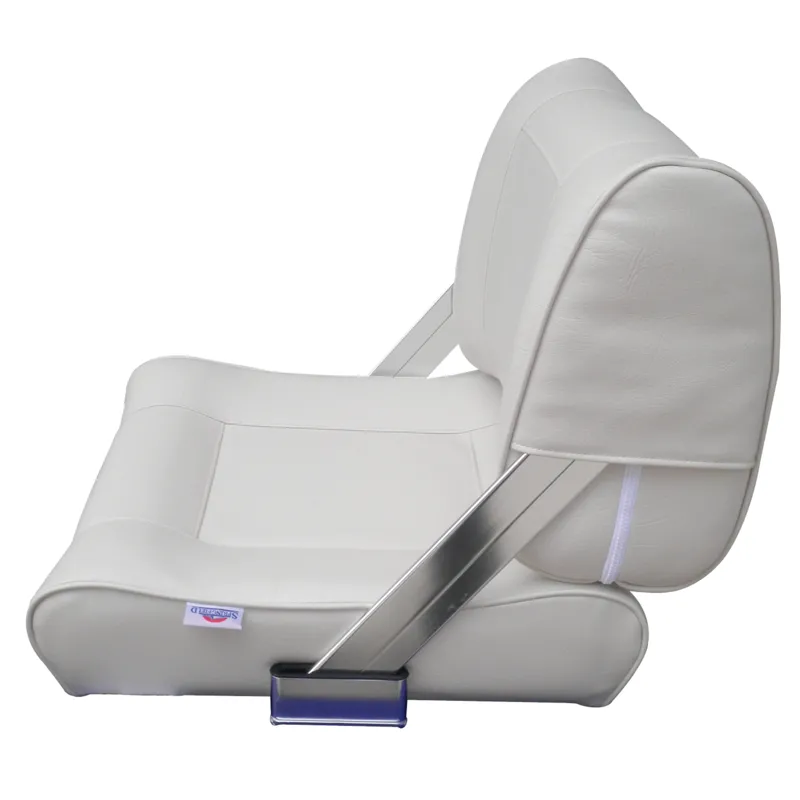 Steuerstuhl Modell 'Athene' Flip-Back, Weiß