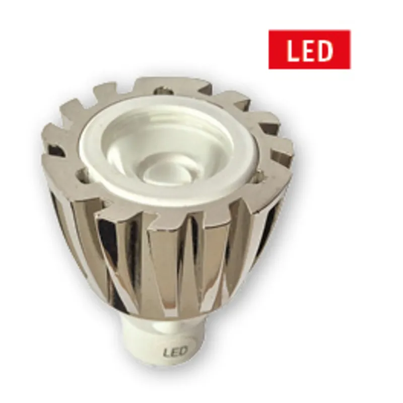 Mr11 Led-Ersatzlampe, Aluminiumgehäuse, Ø25mm, L=38mm, 1x1w, 12v, High-Power Led