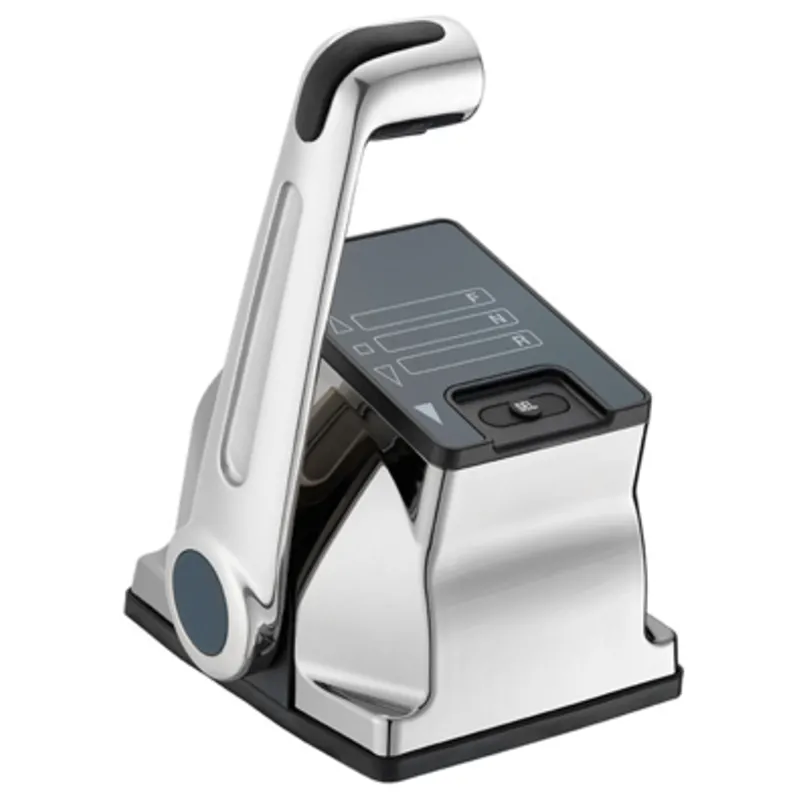 NHK MEC KE+ Einhebel-Fernbedienung für Innenborder (SST), Chrom (Hebel Links) (NM1003-00)