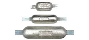 Aluminium Rumpfanoden mit Anschweißlaschen