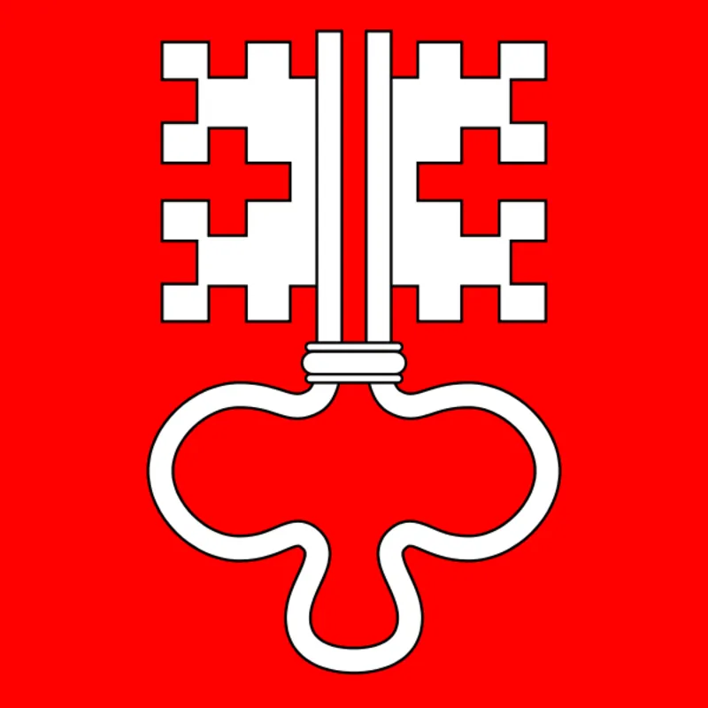 Nidwalden Flagge 20x30cm