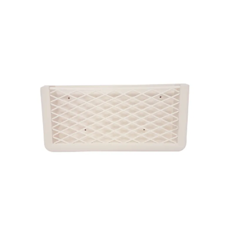 Kunststoff Staukasten, Weiß, mit Weißem Elastischem Netz, Abm. 270x115x32mm