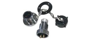 allpa Messing verchromt Wasserdichte Stecker