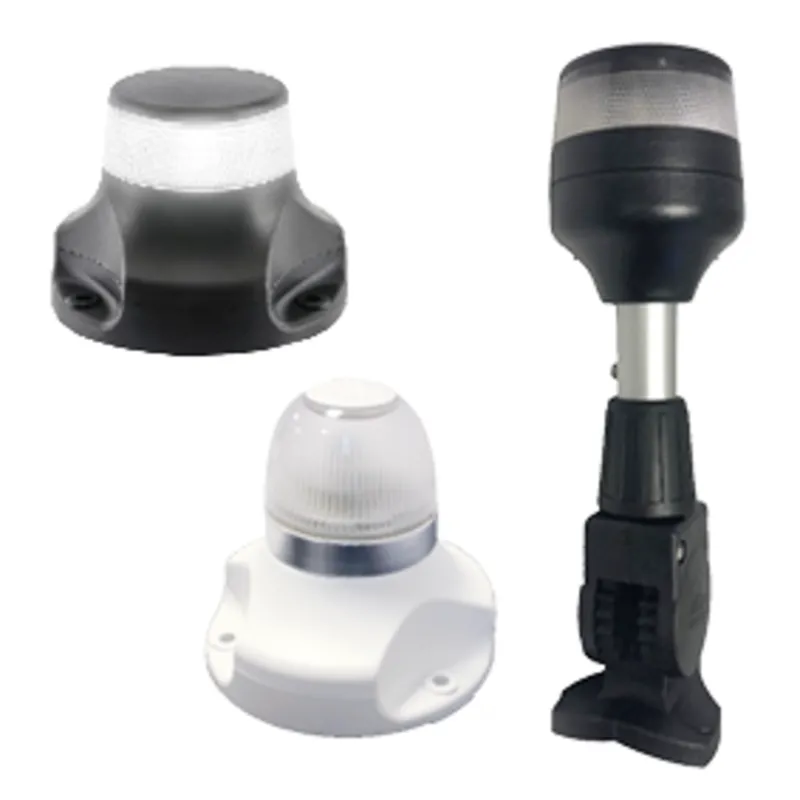 Hella Naviled Vollkreis, Rundumlicht Weiß, 9-33v, 360°, Bsh-2nm, Weißer Fuß, Ø90mm, H=83mm