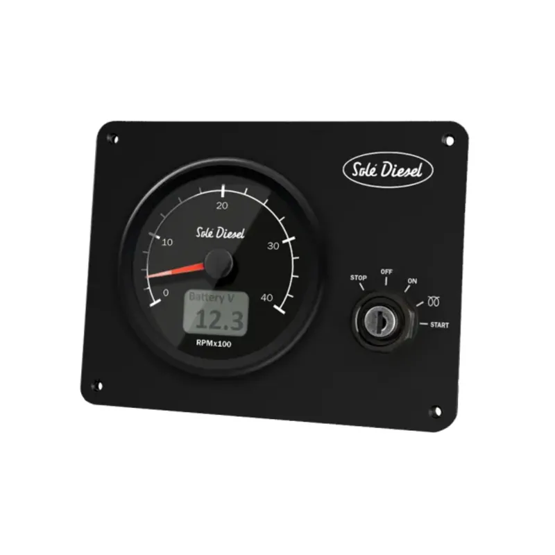 Solé Instrumentenpaneel SSG-20 Mini-33/44 ETS 12V Black