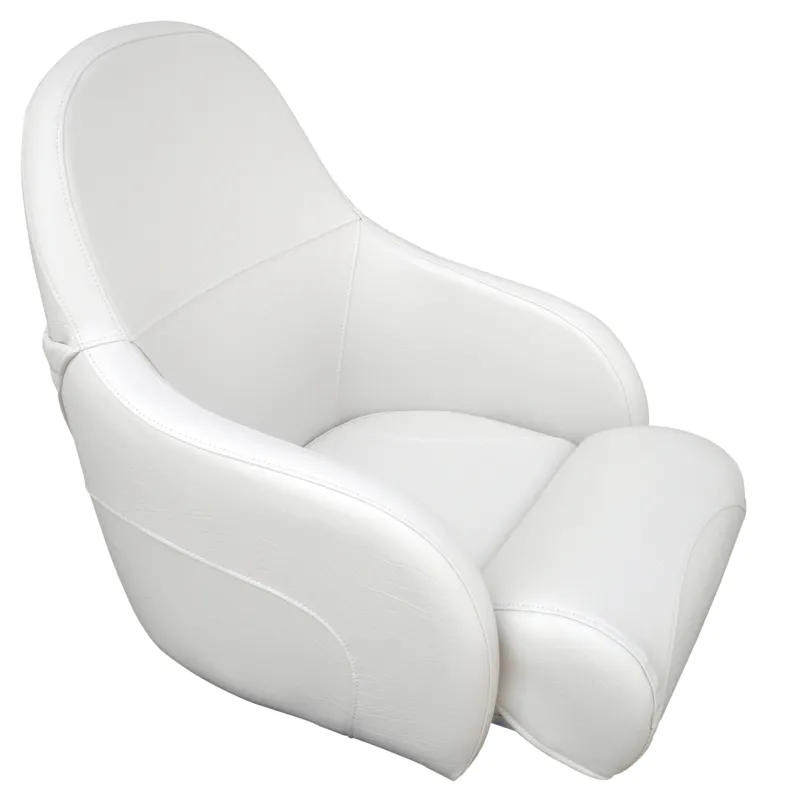 Steuerstuhl Modell 'Naxus' Flip Up, Weiß (Schlitten Erforderlich)