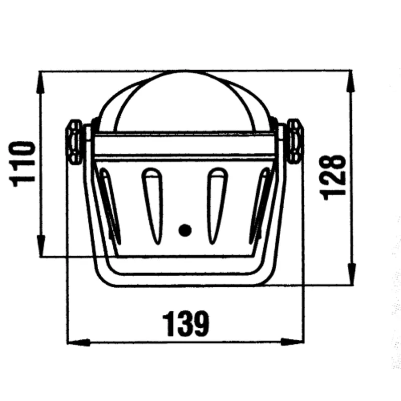 Kompass Modell 'Extreme', Bügelkompass, 12v, Rose Ø70mm (2-3/4")/5°