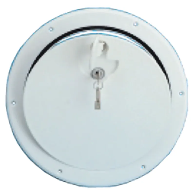 Kunststoff Inspektionsluke mit Schloß, A=250mm, B=235mm, C=315mm, F=265mm, Weiß