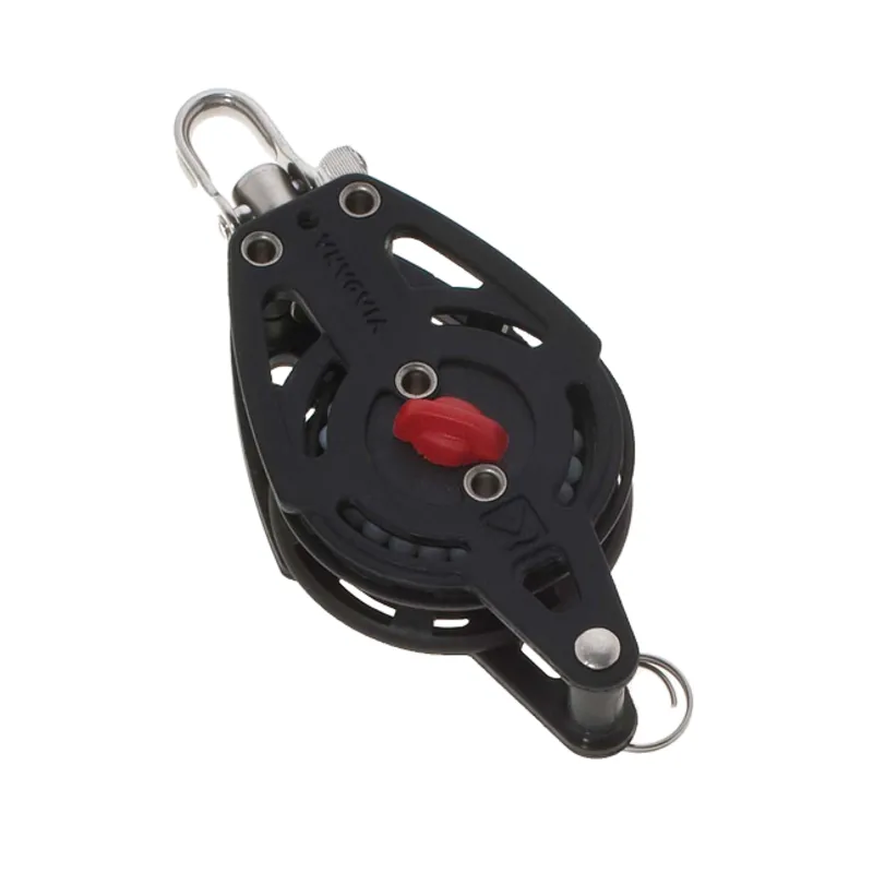 Aluminium Einscheibenblock Kugelgelagerter Ratschenblock (mit Unterbügel) 10mm