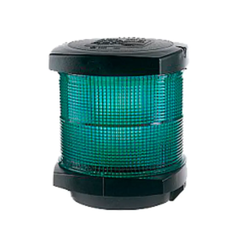 Hella Serie 2984 Signallaterne, 12v/25w, 360°, Bsh-2nm, Ip55, Schwarzes Gehäuse mit Grüne Linse