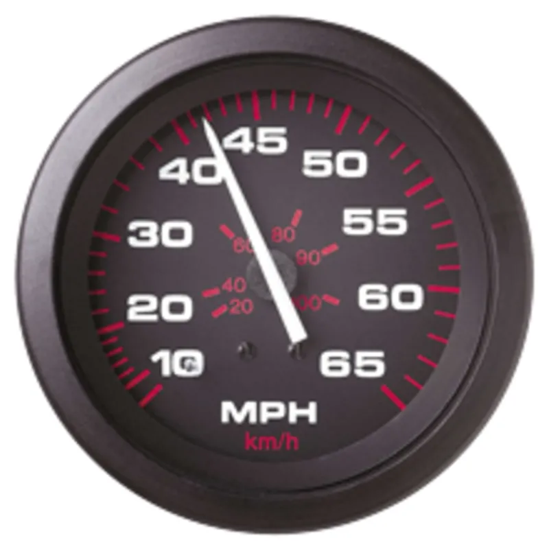 Amega Domed Geschwindigkeitsanzeiger 0-50 Mph (Inklusive Pitot & Schlauch)