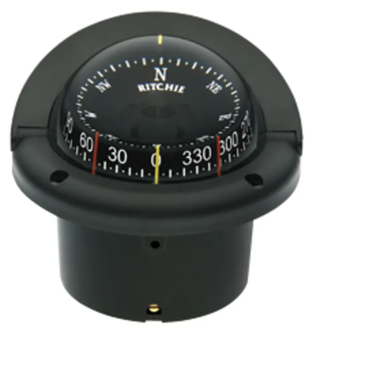 Ritchie Kompass Modell 'Helmsman', Hf-743, 12v, Einbaukompass, Rose Ø95mm/5°, Schwarz