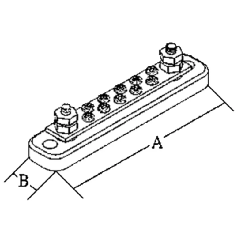 Verbindungsstreifen (Platte Aus Zinn. Abs-Basis), 10-Verbindungen, 150a, 152x31mm
