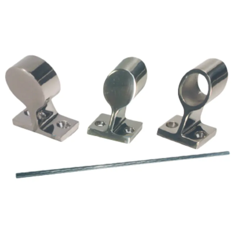 Niro Handlauf-Endstück 120°, Ø25,4mm, H=56mm