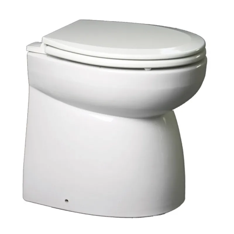 Johnson Pump Aquat Silent Premium-Electric Toilette, Standard Modell, Gerade, 12v/16a, 455x365x455mm
