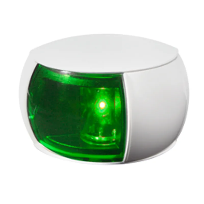 Hella Naviled Steuerbordlaterne, 9-33v, 112,5°, 2nm, Ip67, Weißes Gehäuse mit Grüner Linse