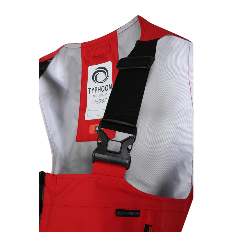 Typhoon Performance Offshore Latzhose Gr.XL - Rot
