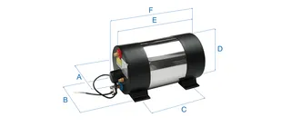 Johnson Marine Niro Warmwasserbereiter 'Aqua-H'