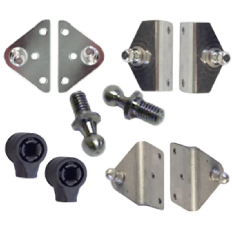 Sierra Nautalift, Niro 10mm Kugelanschlußfitting mit Außengewinde (Pro Paar)