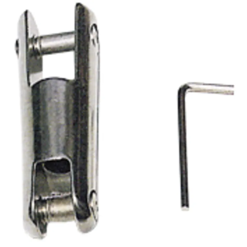 Niro Gebogener Ankerwirbel Modell 'Force', Kette Ø6-8mm (Bruchlast 3000kg)