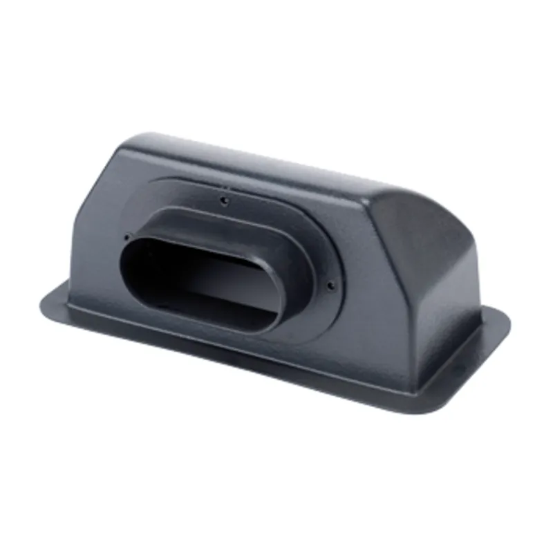 Anschlußteil mit Rückseitenanschluß, Ø102mm, 152x102mm für Marine Klimaanlage System