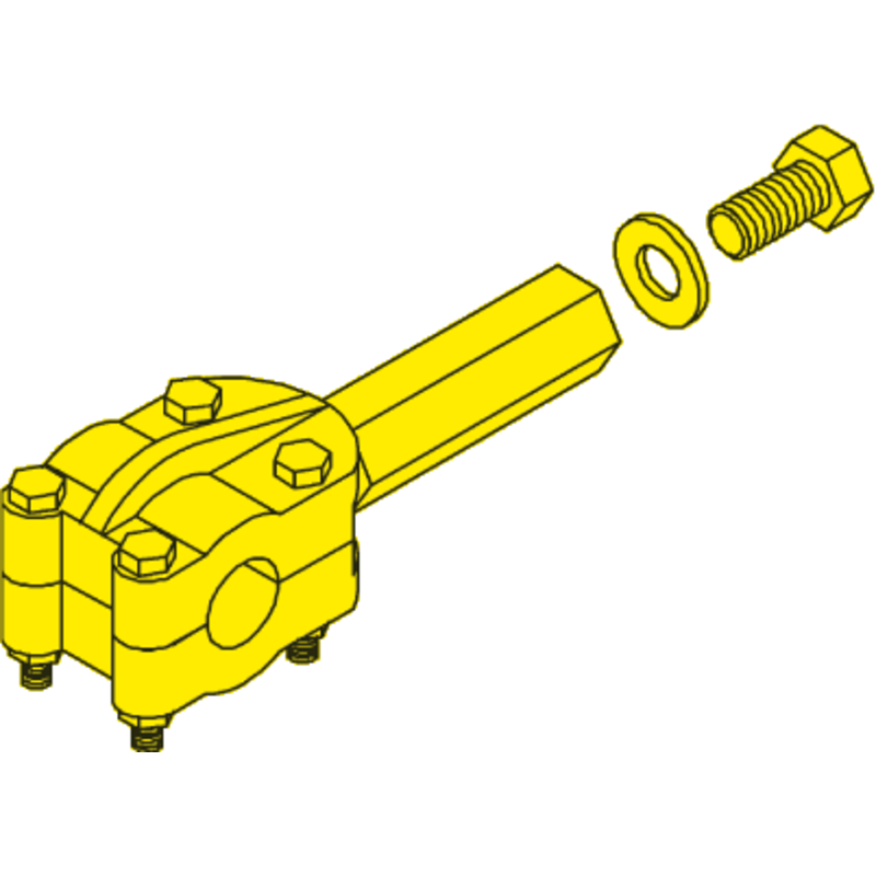 Seastar Heavy Duty Klemmblock, H=115mm