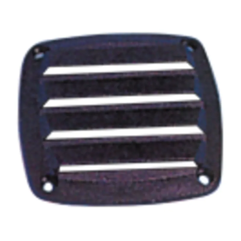 Kunststoff Lüftungsgitter, 85x85mm, Schwarz