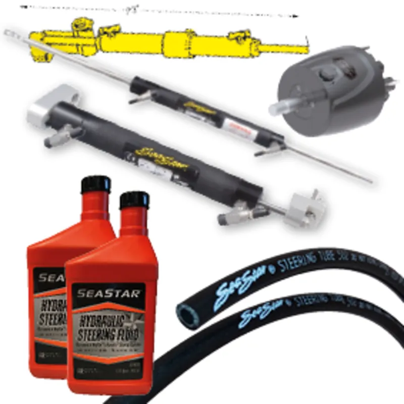 Seastar Hydraulische Z-Antriebsteuerung mit Tilt Steuerkopf für Mercruiser Usw. (Ohne Servolenkung)