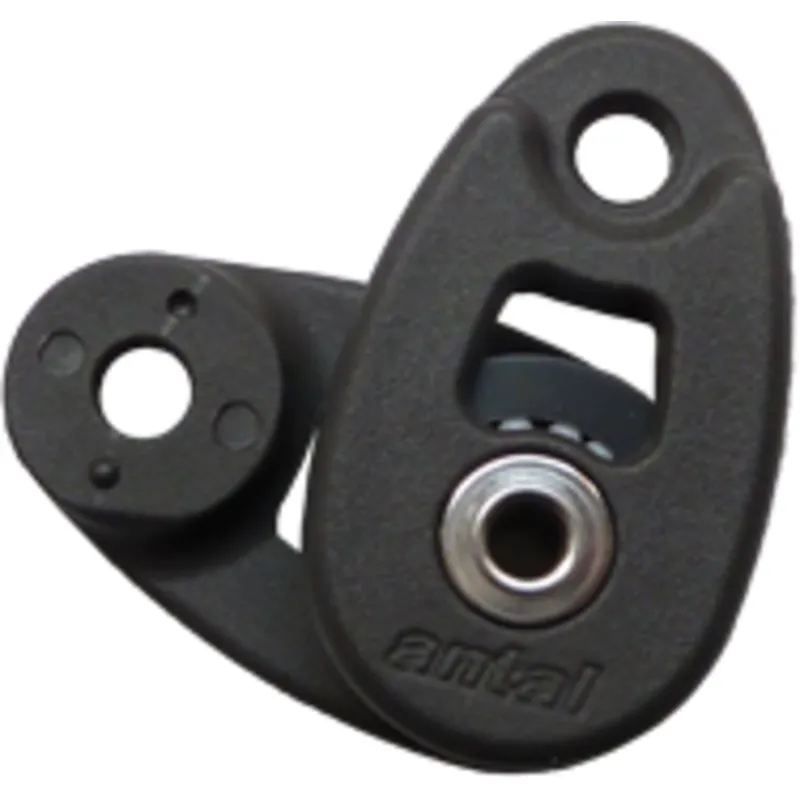 Antal Kunststoff Mini Snatch Block, Schwarz