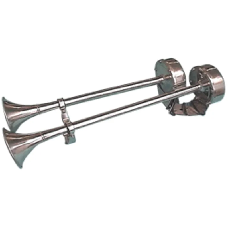 Niro Elektromagnetischer Signalhornsatz, Zweiklang, L=463,5mm, 24v (105db(A)-350/400hz)