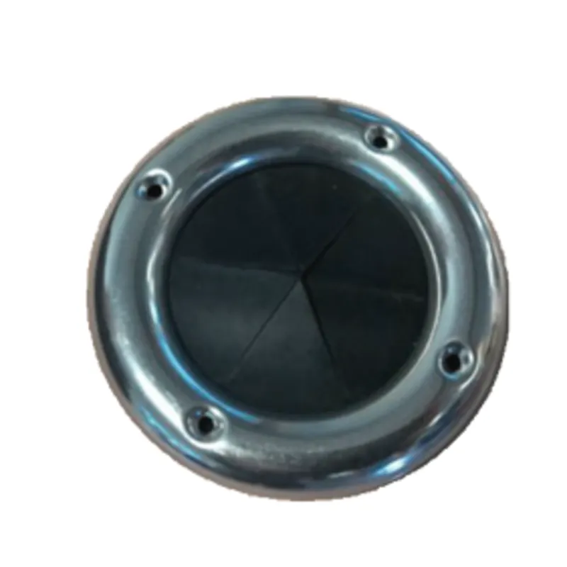 Kabeldurchführung Ø90x58mm, H=5mm; mit Niro 316 Ring