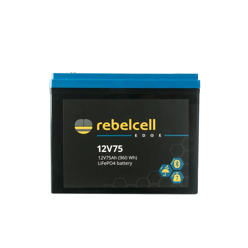 Rebelcell 12V75 EDGE LiFePO4 Batterie (0,96 kWh)